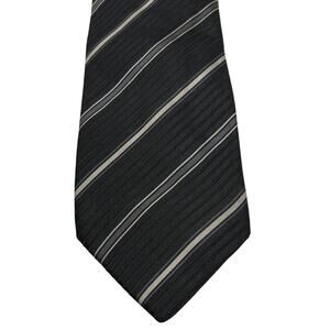 Canali 100% Silk Tie Italy Designer Luxury Stripe Classic Suit Formal Heritage